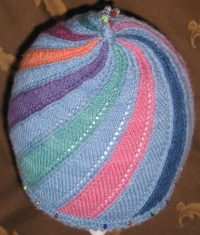 top view of carnival cap.